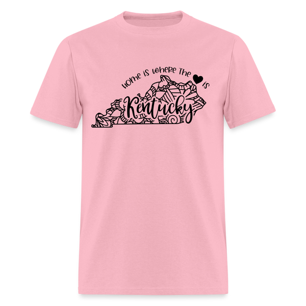 1163 1/4S Home Is Kentucky TSHIRT - pink