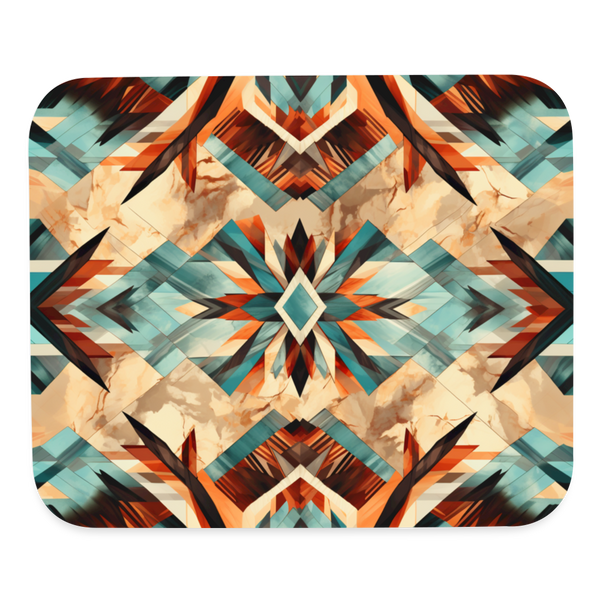 9034 Aztec Design MOUSE PAD - white