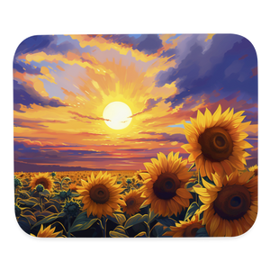 9035 Sunflower Sunrise MOUSE PAD - white