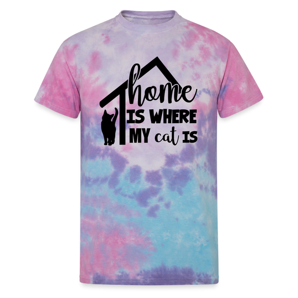 65011 Home Is Where My Cat Is 🐾 FurBaby TD TSHIRT - cotton candy