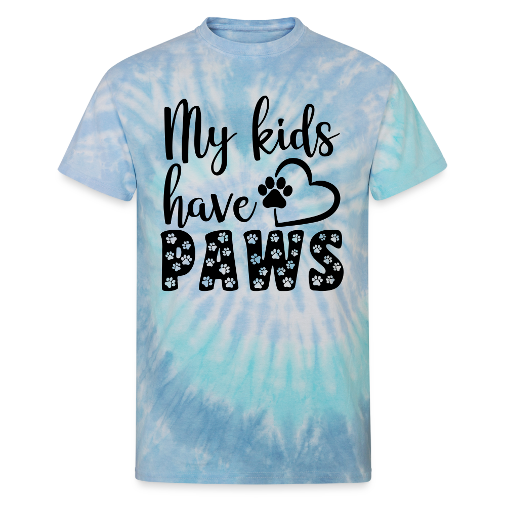 65013 My Kids Have Paws 🐾 FurBaby TD TSHIRT - blue lagoon