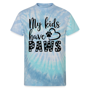 65013 My Kids Have Paws 🐾 FurBaby TD TSHIRT - blue lagoon