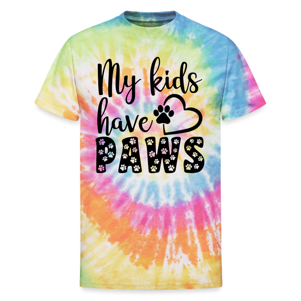 65013 My Kids Have Paws 🐾 FurBaby TD TSHIRT - rainbow