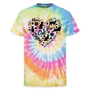 65014 Icon Heart Cats 🐾 FurBaby TD TSHIRT - rainbow