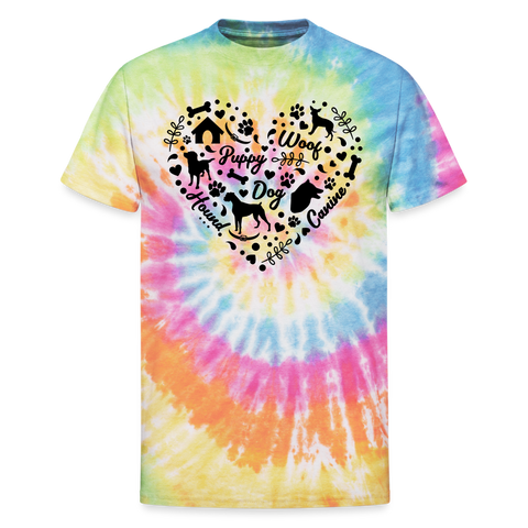 65015 Icon Heart Dogs 🐾 FurBaby TD TSHIRT - rainbow