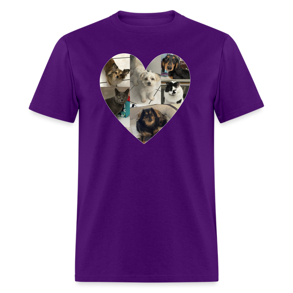 5037 1/4S Myra Custom Heart TSHIRT 2 - purple