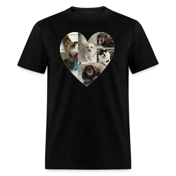 5037 1/4S Myra Custom Heart TSHIRT 2 - black