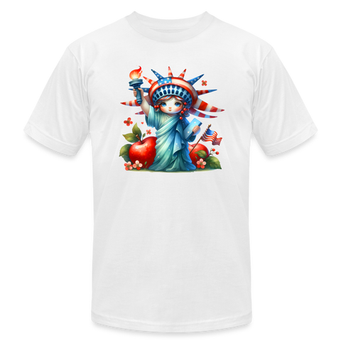 66036 Statue Of Liberty Fun B&C TSHIRT - white