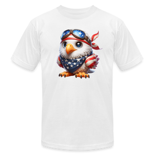 66039 Patriotic Eaglet Fun B&C TSHIRT - white