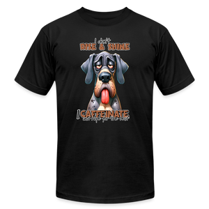 66040 I Caffeinate - Great Dane B&C TSHIRT - black