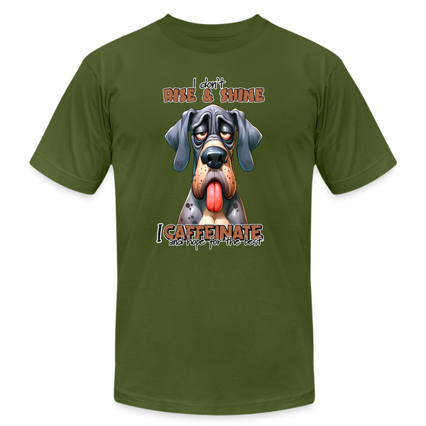 66040 I Caffeinate - Great Dane B&C TSHIRT - olive