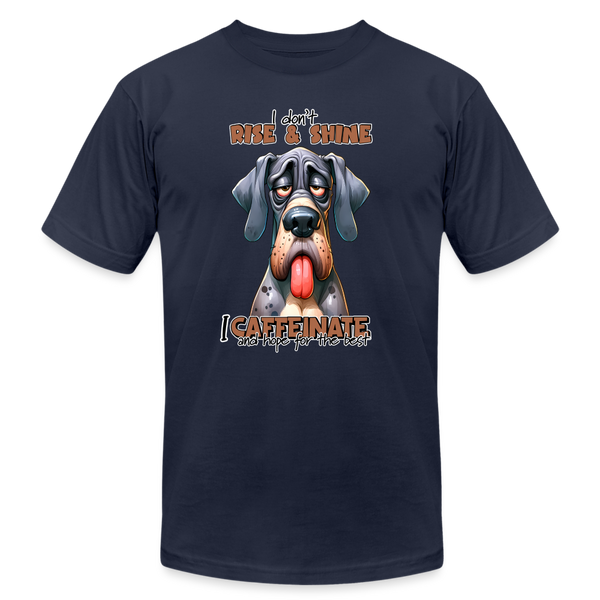 66040 I Caffeinate - Great Dane B&C TSHIRT - navy