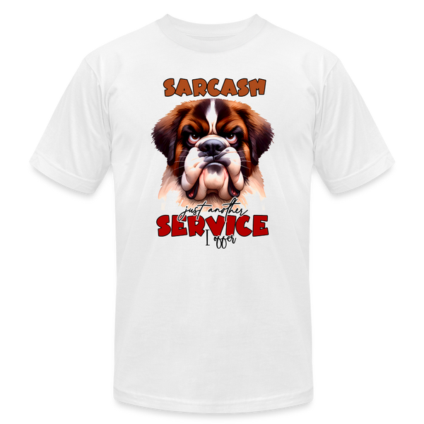 66044 Service I Offer - St Bernard B&C TSHIRT - white