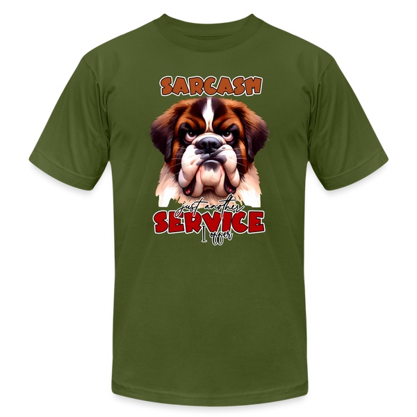 66044 Service I Offer - St Bernard B&C TSHIRT - olive