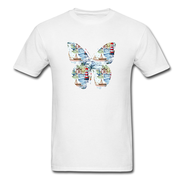 8195 Lighthouse Cove Butterfly PREMIUM TSHIRT - white