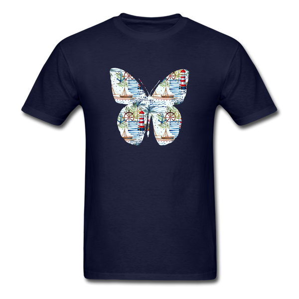 8195 Lighthouse Cove Butterfly PREMIUM TSHIRT - navy