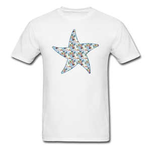 8195 Lighthouse Cove Starfish PREMIUM TSHIRT - white