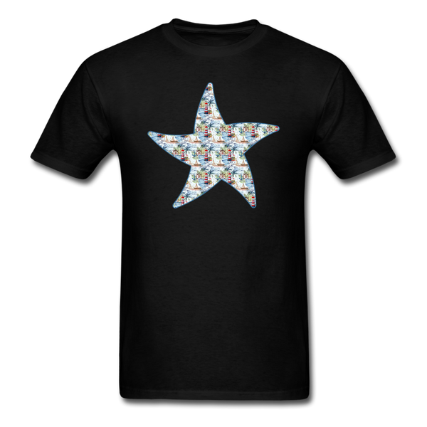 8195 Lighthouse Cove Starfish PREMIUM TSHIRT - black