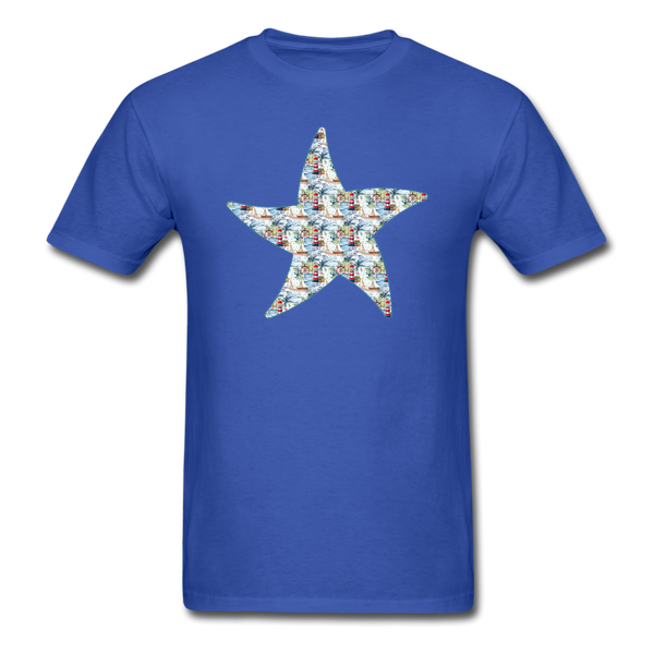 8195 Lighthouse Cove Starfish PREMIUM TSHIRT - royal blue