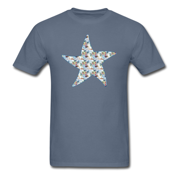 8195 Lighthouse Cove Starfish PREMIUM TSHIRT - denim