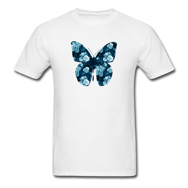 8194 Floral Fantasy Butterfly PREMIUM TSHIRT - white