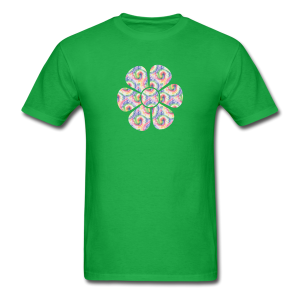 8185 Daydream Tie Dye Flower Graphic TSHIRT - bright green