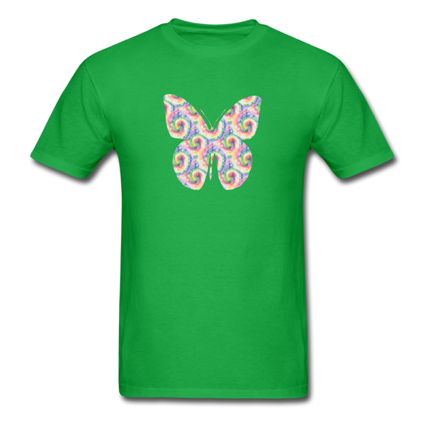 8185 Daydream Tie Dye Butterfly Graphic TSHIRT - bright green