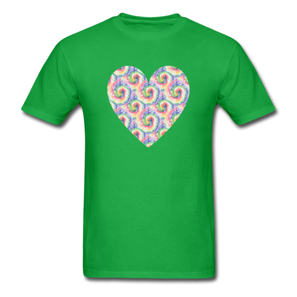 8185 Daydream Tie Dye Heart GRAPHIC TSHIRT - bright green