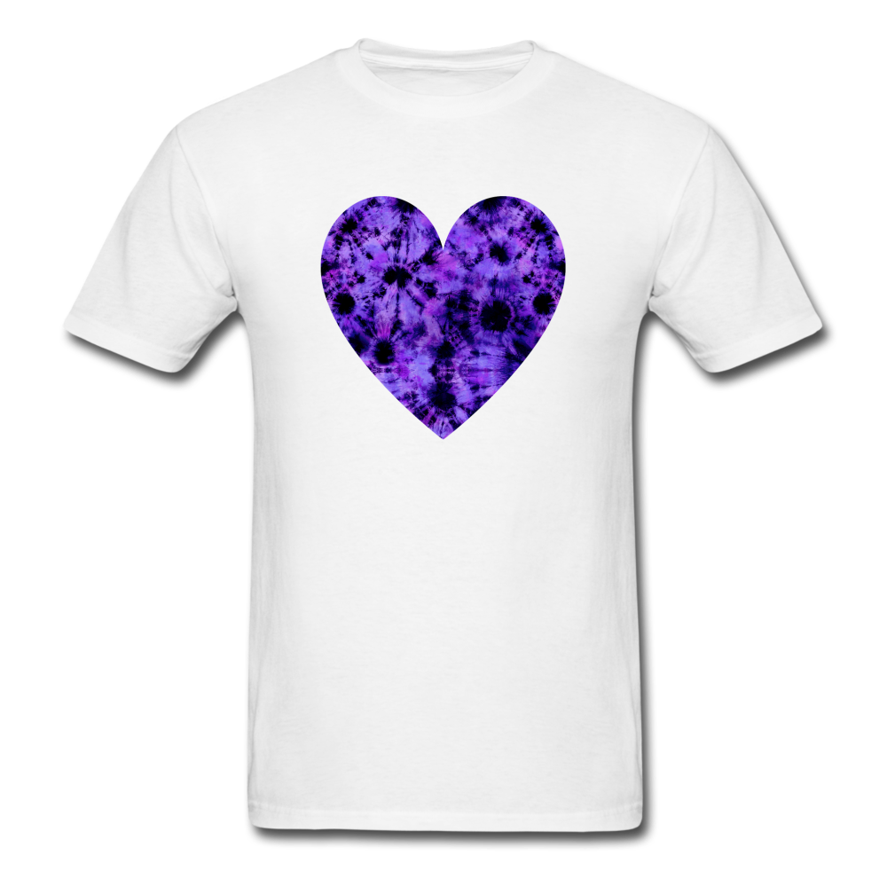 Dappled TD Heart PREMIUM TSHIRT - white