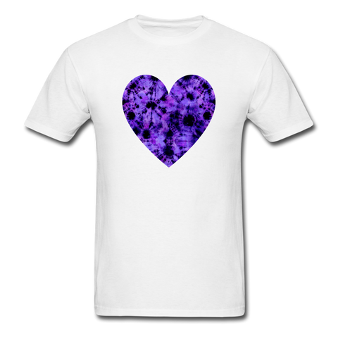 Dappled TD Heart PREMIUM TSHIRT - white