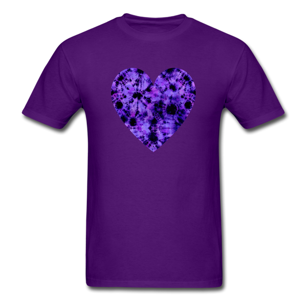 Dappled TD Heart PREMIUM TSHIRT - purple