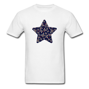 8220 Liberty Butterfly Star PREMIUM TSHIRT - white