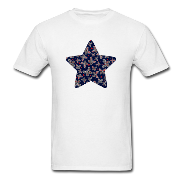 8220 Liberty Butterfly Star PREMIUM TSHIRT - white