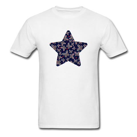 8220 Liberty Butterfly Star PREMIUM TSHIRT - white