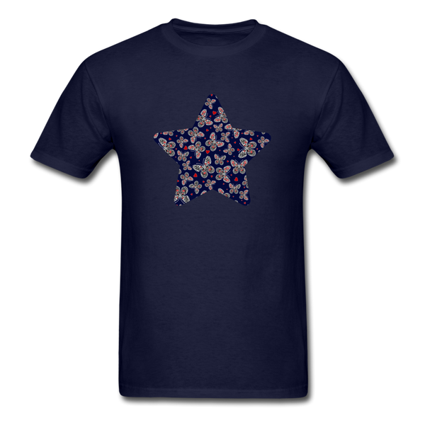 8220 Liberty Butterfly Star PREMIUM TSHIRT - navy