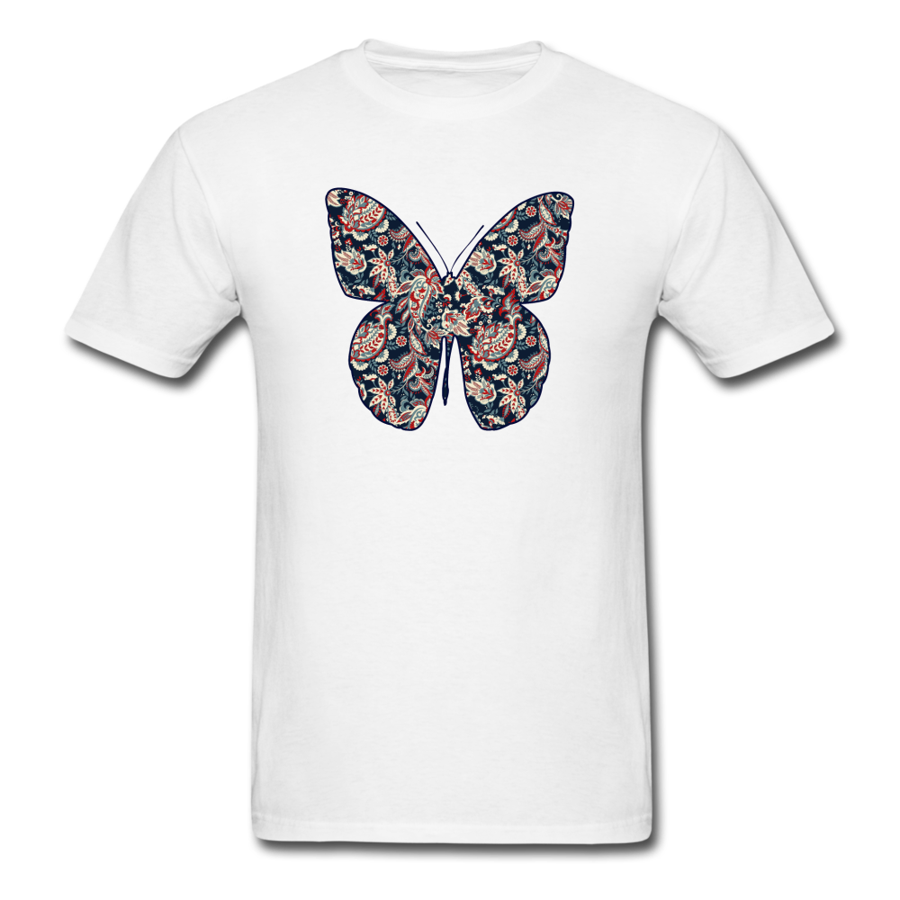 8221 Independence Paisley Butterfly PREMIUM TSHIRT - white