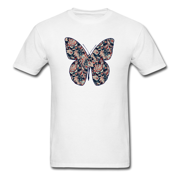 8221 Independence Paisley Butterfly PREMIUM TSHIRT - white