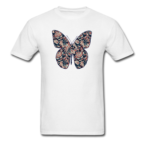 8221 Independence Paisley Butterfly PREMIUM TSHIRT - white