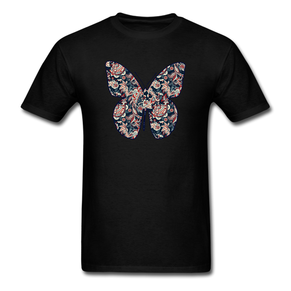 8221 Independence Paisley Butterfly PREMIUM TSHIRT - black