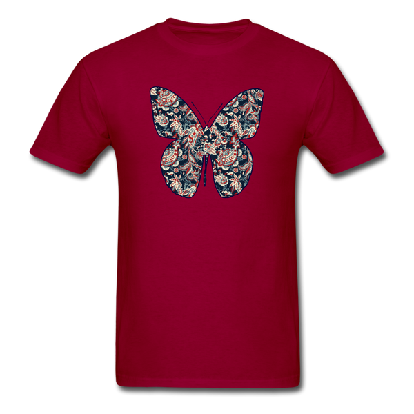 8221 Independence Paisley Butterfly PREMIUM TSHIRT - dark red