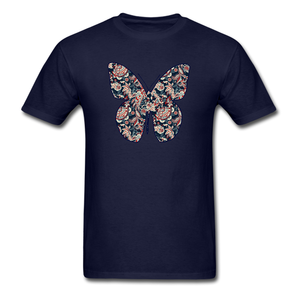 8221 Independence Paisley Butterfly PREMIUM TSHIRT - navy