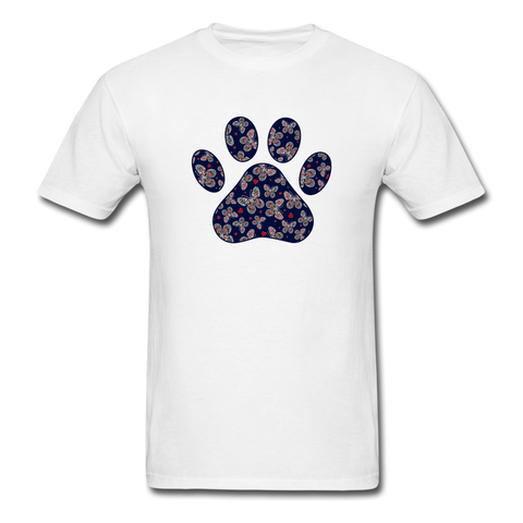 8220 Liberty Butterfly Paw PREMIUM TSHIRT - white