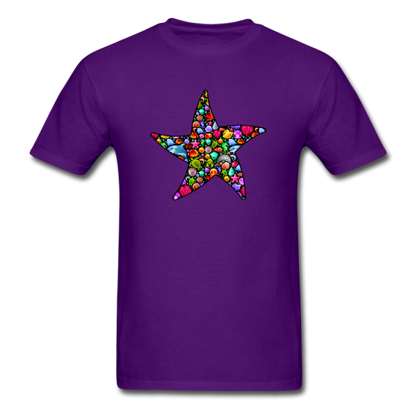 8204 Sea World Starfish PREMIUM TSHIRT - purple