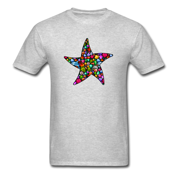 8204 Sea World Starfish PREMIUM TSHIRT - heather gray