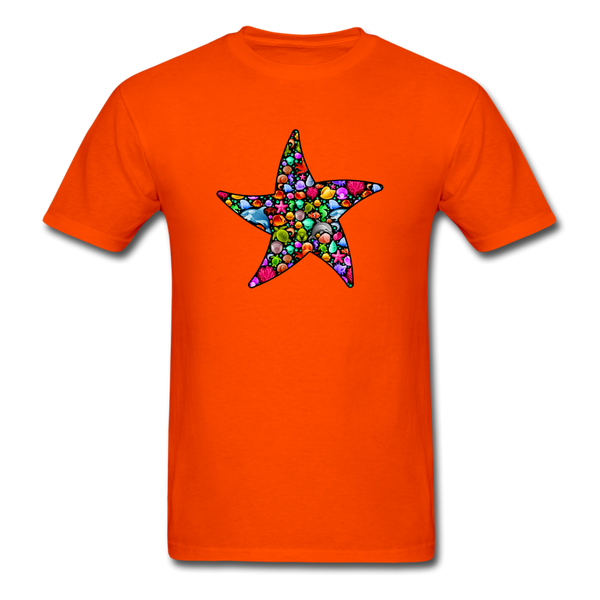 8204 Sea World Starfish PREMIUM TSHIRT - orange