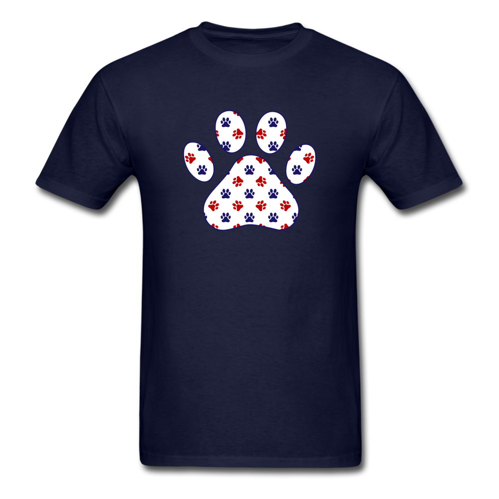 8213 Patriotic Paws PREMIUM TSHIRT - navy