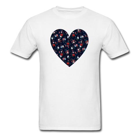 8212 Glory Garden Heart PREMIUM TSHIRT - white