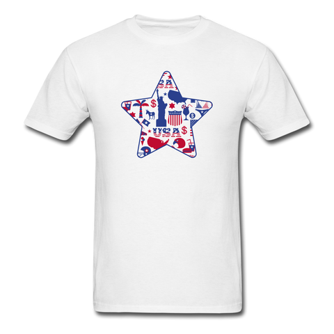 8210 Born In The USA PREMIUM TSHIRT - white