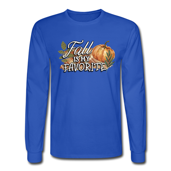 4/4S Fall Is My Favorite PREMIUM TSHIRT - royal blue