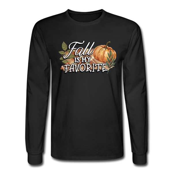 4/4S Fall Is My Favorite PREMIUM TSHIRT - black